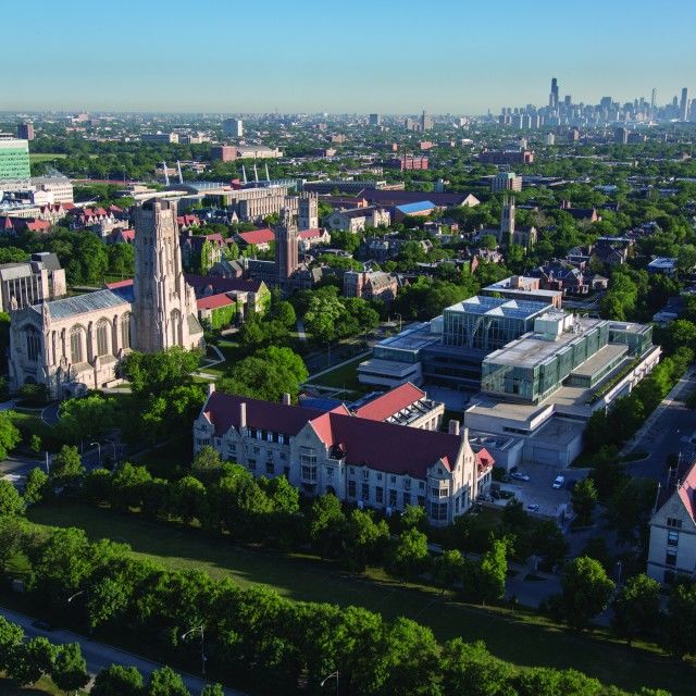 Arial view of campus 